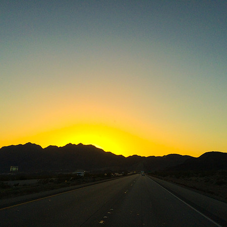 Nevada Desert Sunset