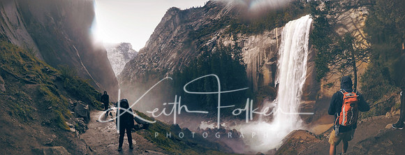 Vernal Falls Pano - Yosemite