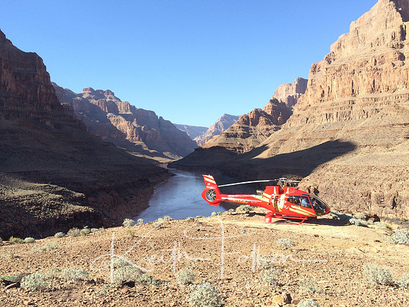 Helicopter Ride Through the Grand Canyon