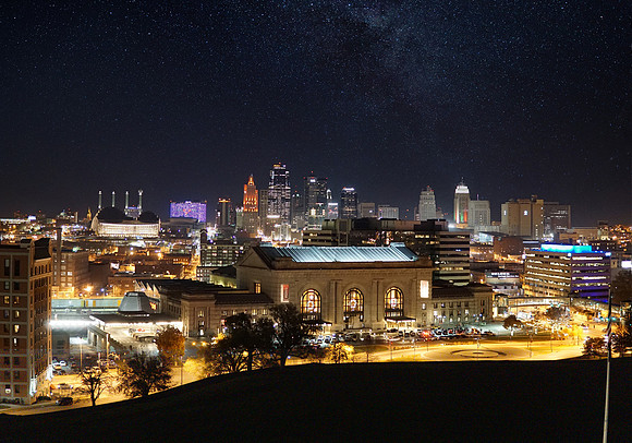 Kansas City Union Station at Night