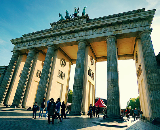 Brandenburger Tor, in Berlin, Germany