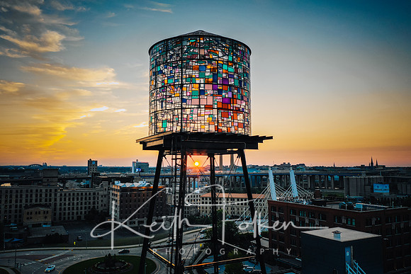 Stained Glass Water Tower Milwaukee