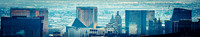 Distant skyline of Las Vegas