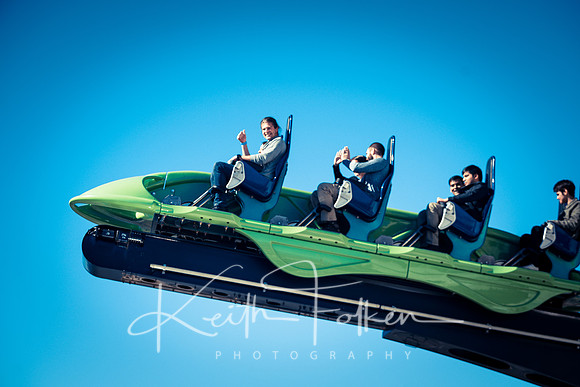 Shooting into the sky!