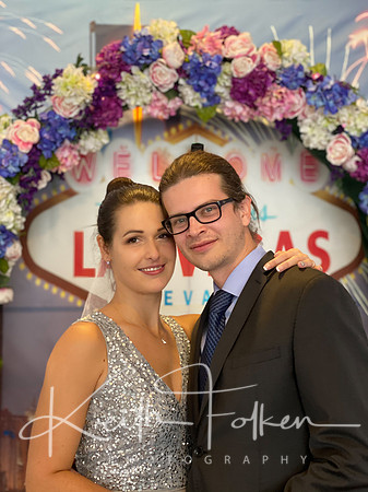 The Married Couple at the Elvis Chapel