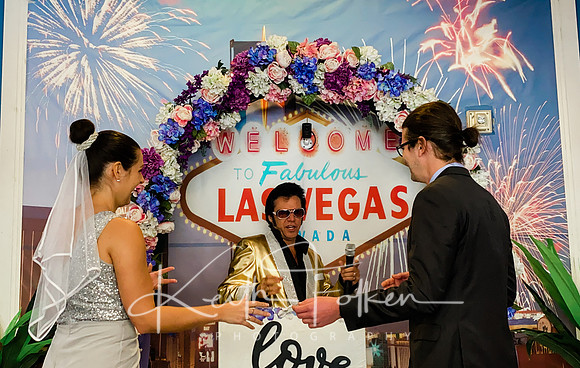Saying the Elvis marriage vows