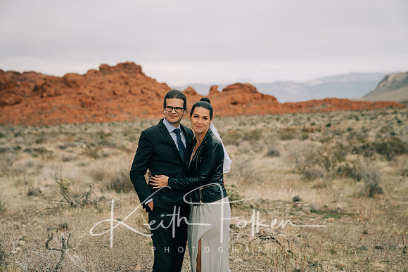 Eliska and Adam Desert Portrait 2
