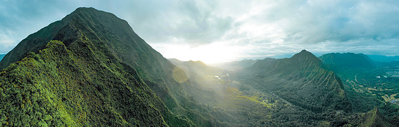 Hawaii, Ohau Aerial Photography