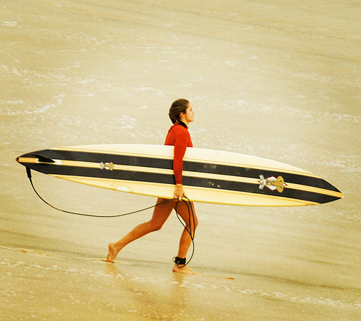 Surfer Girl, North Shore, Waimea Bay, Oahu