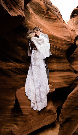 Keith-Folken elopement Wedding Arizona Canyon