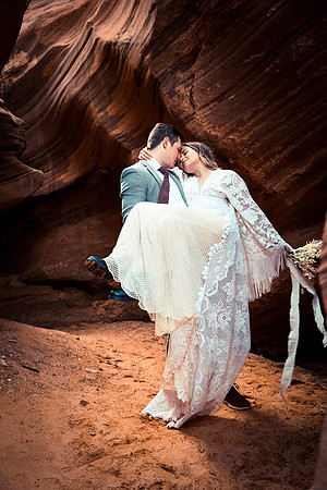 Keith Folken photographer Arizona Canyon Elopement Wedding