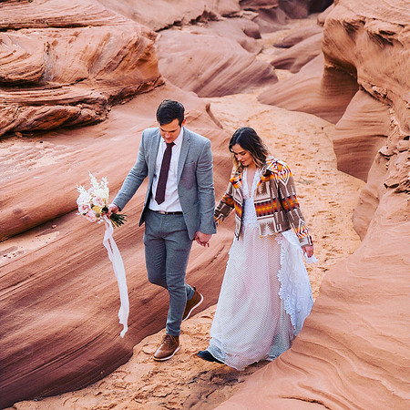 Keith Folken photographer Arizona Canyon Elopement Wedding