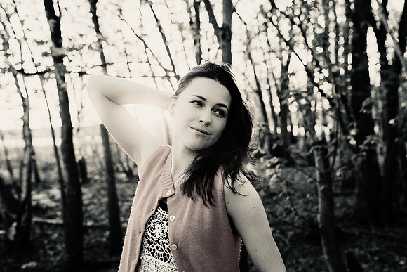 Keith Folken Portrait Photography - Beauty and Fashion Black and White Anezka