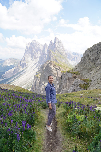Portrait in Seceda, Italy