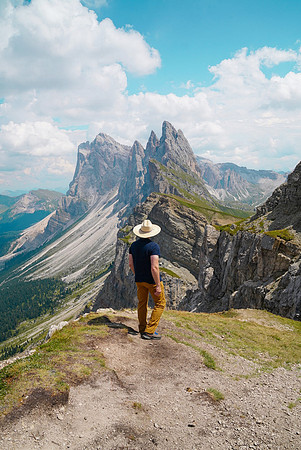 Keith at Seceda Italy